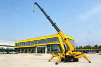 Mini-grue araignée articulée Lift Knuckle Boom offre une portée articulée pour le franchissement d'obstacles en hauteur et les travaux en tranchées profondes