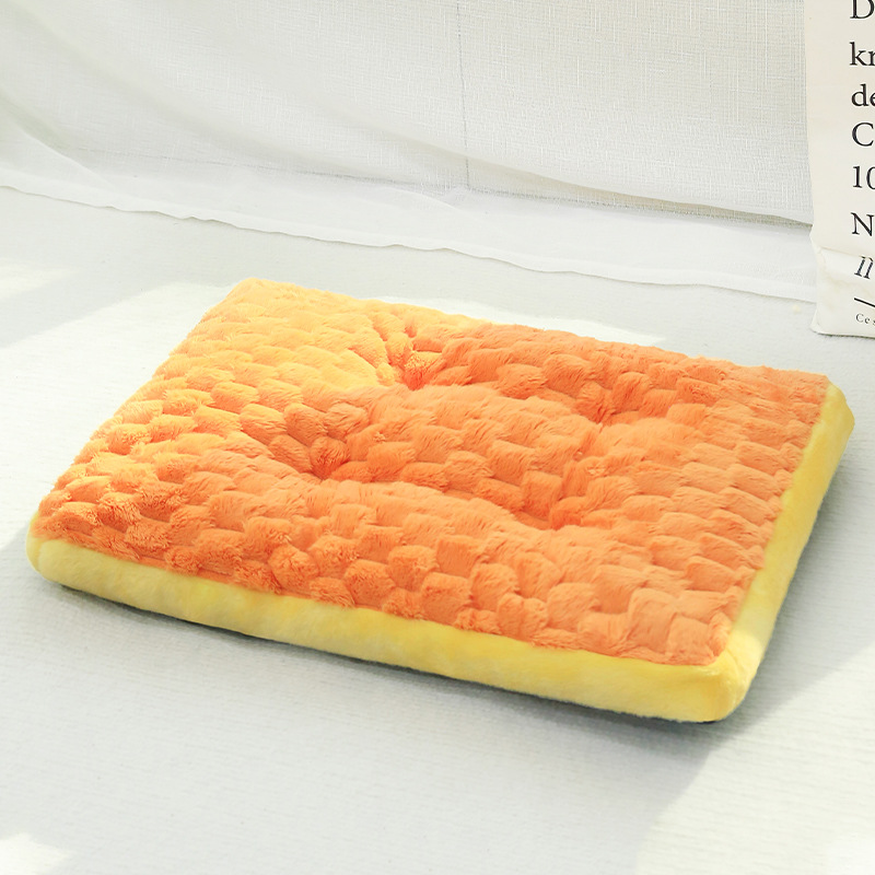 Warm Cube Sleeping Mat - Honey Orange