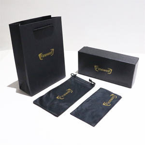 Boîtes à lunettes de soleil personnalisées 2024, ensemble de luxe en cuir premium, emballage magnétique pour lunettes de soleil, étui à lunettes de soleil pliable triangulaire - Product Image 3