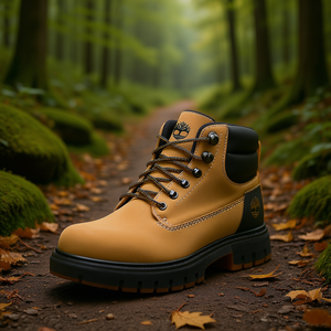 Botas de senderismo Timberland Maple Grove Mid para hombre, color trigo, nubuck, punta redonda, suela de goma, talla 10, para todas las estaciones - Product Image 2