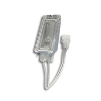Éclairage de cuisson électrique intégré en acier inoxydable sur mesure, non standard, pour appareil combiné vapeur et four