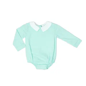 Benutzer definierte Baby Plain Farbe leer Baby Onesie Baumwolle Kleinkind Mädchen Jungen Kleidung Neugeborene Baby Stram pler