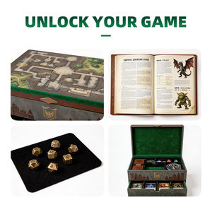 Jeu de société de table RPG <span class=keywords><strong>multijoueur</strong></span> pour cartes de défi, avec revêtement UV sélectif, écologique et durable, pour adultes - Product Image 3