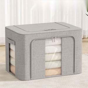 Large Capacity Foldable Sustainable Multifunction Oxford Cloth Classic Customizable <b>Storage</b> Organizer <b>Wardrobe</b> <b>Clothes</b> Boxes - Product Image 5