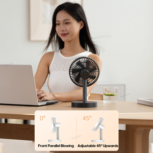 Thiết Kế Mới USB 3600MAh Có Thể Sạc Lại <span class=keywords><strong>Fan</strong></span> Xách Tay Du Lịch Máy Tính Để Bàn Tiếng Ồn Thấp Điện Bàn <span class=keywords><strong>Fan</strong></span> Ánh Sáng Ban Đêm Quạt Làm Mát - Product Image 3