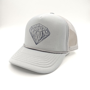 Nueva Gorra de Béisbol para Hombre, Estilo Trucker, Visera Curva, Malla Sólida, Tela de Felpa, Espuma Lisa, Logotipo Personalizado con Serigrafía - Product Image 4