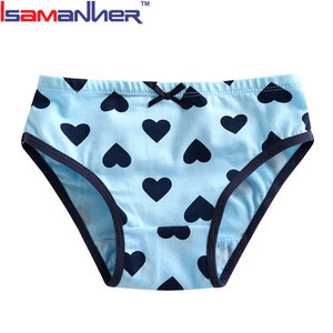 Belle fille slip mignon drôle de chaleur de <span class=keywords><strong>bande</strong></span> <span class=keywords><strong>dessinée</strong></span> impression sous-vêtements tendance 100% coton enfants fille culotte - Product Image 4