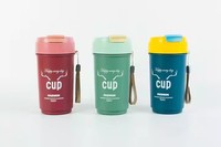 Boîte à lunch ronde de qualité alimentaire et ensemble de bouteilles d'eau Récipient micro-ondes étanche en PP avec ensemble de tasses à eau pour Stnduents