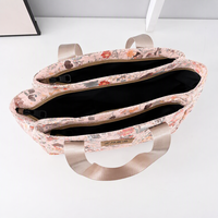 Sac fourre-tout pour femme tendance, triple compartiment, tissu composite souple, multi-poches, sac à main décontracté quotidien, logo personnalisé OEM