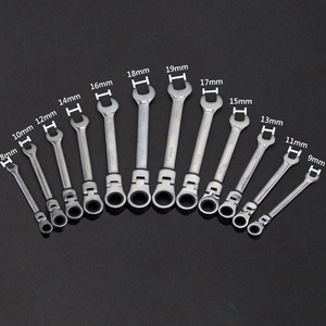 Jeu <span class=keywords><strong>de</strong></span> 12 clés à cliquet réglables, un <span class=keywords><strong>outil</strong></span> combiné multi-spécifications pour la réparation automobile. - Product Image 6