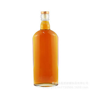 Bouteilles de <span class=keywords><strong>vin</strong></span> cylindriques en verre mat de 750 ml en gros, bouteilles de liqueur, bouteilles de whisky, bouteilles de vodka vides avec bouchons en liège - Product Image 4