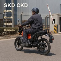 Moto électrique tout-terrain avec support de batterie interchangeable et pneus de 18 pouces pour les sorties en week-end sur les sentiers tout-terrain
