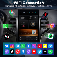 Pour Jeep Grand Cherokee 2014-2021, écran de lecteur DVD radio 12,95 pouces, Snapdragon665, kit stéréo Android fourni par l'usine, Pro