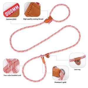 Nylon Ngoài Trời Chống cháy nổ vật nuôi dây xích cho chó đi bộ đào tạo mô hình rắn Ribbon cổ áo cho bichon Pomeranian Teddy Puppy - Product Image 5