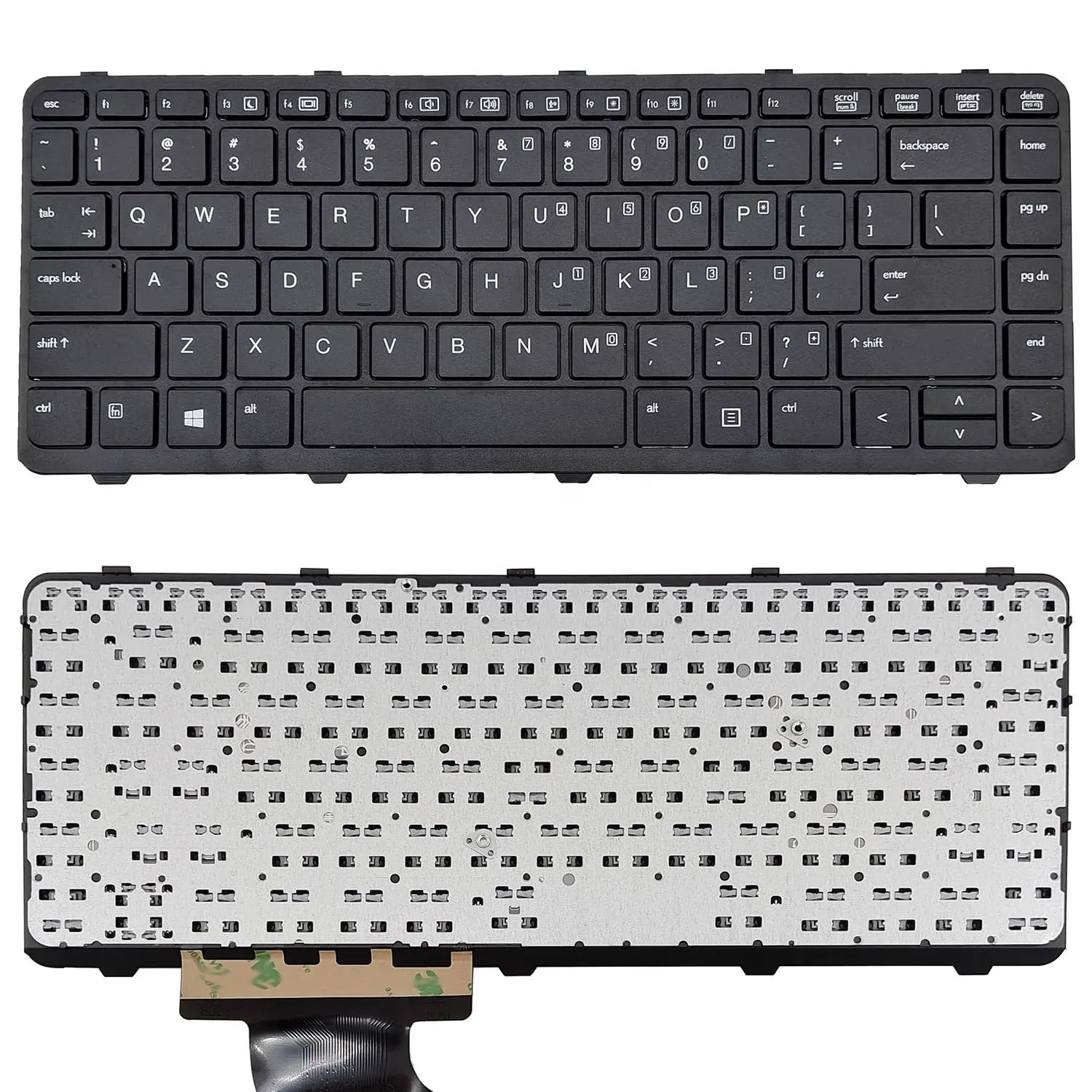 New Original US Black Laptop Keyboard for HP ProBook 430 G2 440 G0 G1 G2 445 G1 G2 Without Frame Keyboard Replacement