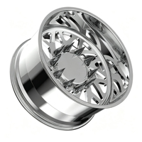 Jantes tout-terrain en alliage d'aluminium forgé polies 8 trous 20-26 pouces 6x139.7 adaptées aux pick-up, SUV, 4x4, jantes sur mesure de luxe