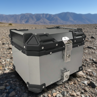 Chasing Factory35L Coffres arrière de moto en aluminium étanches pour l'extérieur, coffre arrière de haute qualité pour motos