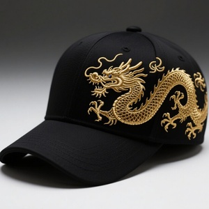 New Arrivals Cotton Stylish Sporty 5-Panel Common Fabric Unisex Embroidery Baseball Cap - Product Image 4