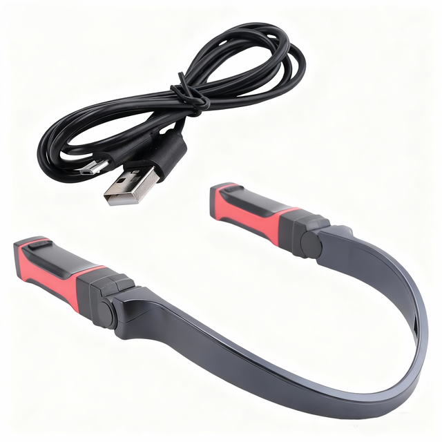 Detachable Neck Light Rechargeable LED Work Light with Magnetic Base Hands-Free Portable & Waterproof for Garden Use