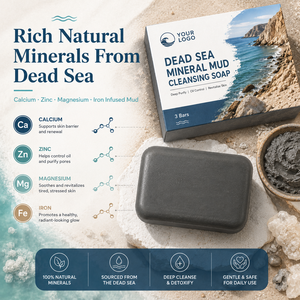 Professional Body Cleansing Deep Pore Purifying Oil Control Care Improve Rough Skin Whole Body Use Natural Dead Sea Mud <b>Soap</b> - Product Image 5