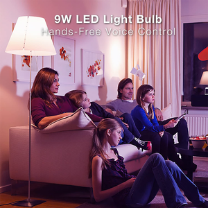 Hot 12-Pack Alexa Google Home Assistant Decorative <b>RGB</b> Smart LED Bulb 9W WiFi App <b>Control</b> Color Changing E27/E26 Base AC Power - Product Image 3