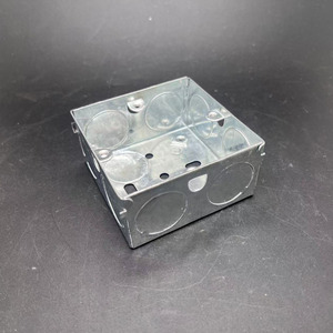 Chống thả kim loại hộp nối 3x3 + 1 mạ kẽm tấm phổ thiết bị đầu cuối dưới hộp - Product Image 6