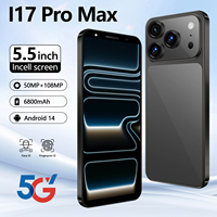 Smartphone I17 Pro Max Baru Tiba, Harga Terjangkau, Deca Core, LTE, Dual Sim, Versi Global, 16GB+1TB