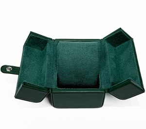 Boîte à montre de luxe en cuir PU, directement de l'usine, pour un seul modèle, avec doublure en velours doux, idéale pour les voyages et la présentation. - Product Image 1