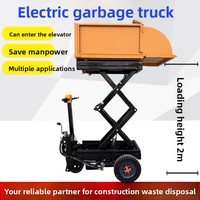 Nouvelle brouette électrique de 750 kg avec chariot à pousser 48 V