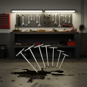 Juego de llaves de vaso 280 Ttx Se7, 8 piezas, juego de llaves Allen métricas para reparación y mantenimiento automotriz - Product Image 3