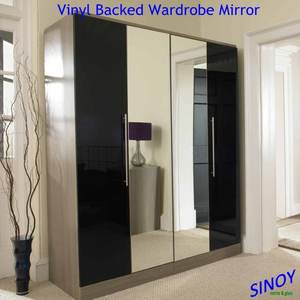 Vidrio de <span class=keywords><strong>espejo</strong></span> plateado con respaldo de vinilo moderno, <span class=keywords><strong>espejo</strong></span> de seguridad para puertas de <span class=keywords><strong>espejo</strong></span> corredizas de <span class=keywords><strong>armario</strong></span> - Product Image 2