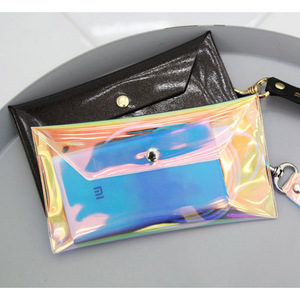 Metal laser passport <b>holder</b>/<b>document</b> organizer, Korean style colorful square wallet, Instagram-worthy travel organizer for - Product Image 3