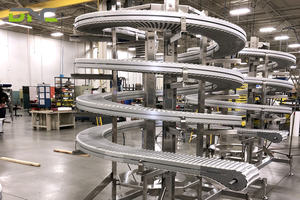 Industrielle Verwendung Metall Mehr schicht iges Kühlsystem Drahtgitter Gefrier schrank Bäckerei Spiral kühlung Förderturm - Product Image 6
