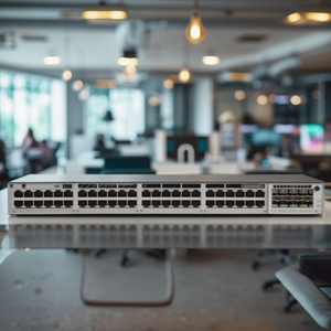 Thương hiệu mới ciscoo c9300 <span class=keywords><strong>48</strong></span> cổng <span class=keywords><strong>PoE</strong></span> Modular uplinks <span class=keywords><strong>PoE</strong></span> mạng chuyển đổi mạng lợi thế C9300-48P-A - Product Image 5