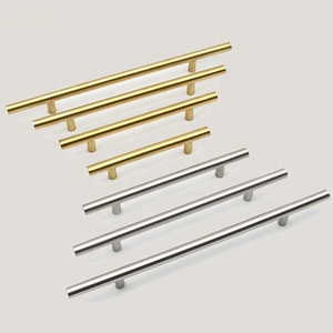 Nhà Bếp tủ knobs tủ quần áo cửa Ống t babenzndle thép không gỉ vòng kéo rỗng kim loại hiện đại xử lý nhà bếp accceptable - Product Image 4