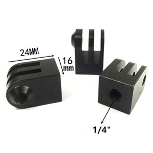 1/4 M6 Universal <span class=keywords><strong>Insta</strong></span> <span class=keywords><strong>360</strong></span> X2 de aluminio personalizado soportes Invisible Selfie palillo Monopod adaptador de trípode para Insta360 una <span class=keywords><strong>R</strong></span> GoPro - Product Image 6