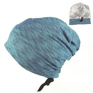 Gorro de satén para dormir, ajustable, con forro de seda, estilo holgado, para dormir por la noche - Product Image 3
