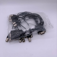 Cable VGA a 8 BNC de 0.3m, Negro, DB15Pin