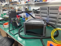 Marqueur laser à fibre portatif CS TEC en stock pour métaux, plastiques, bois, caoutchouc avec bouclier magnétique robuste de 80 kg