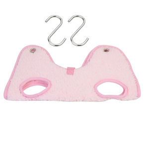 Cat Grooming Hammock Flannel Pink For Nail Trimming And Ear Cleaning Cat Dog Use - Product Image 4