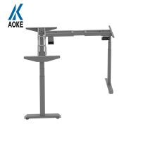 Table de dessin électrique réglable en hauteur, échantillon gratuit, bureau d'angle en L pour le gaming, bureau de bureau en L ajustable