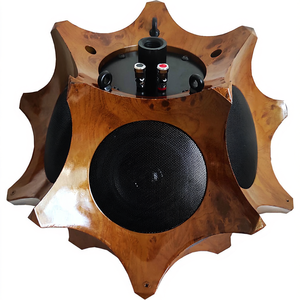 Wood Color Omnidirectional <b>Speaker</b> 10x4 160W 8 Ohm <b>Audio</b> Processor - Product Image 3
