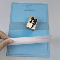 Impression CMJN personnalisée Bloc-notes en papier à lettres à feuilles mobiles avec logo