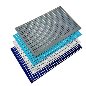 Lamiera Forata in Acciaio Inox per Facciate Ringhiere Pannelli Decorativi con Piccoli Fori Quadrati Rete Forata Punzonata - Product Image 5