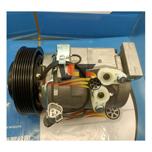 คอมเพรสเซอร์เครื่องปรับอากาศ X220 10S17C สำหรับ Toyota <span class=keywords><strong>Camry</strong></span> Previa USA <span class=keywords><strong>Camry</strong></span> XV30 Highlander solara 2.4 88310-06090 88310-33220 88310-48040 - Product Image 1