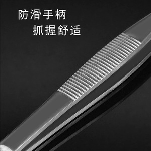 Venta directa de fábrica de pinzas para té Kung Fu engrosadas, pinzas de seis puntas, utensilios de té antideslizantes de cabeza curva y pinzas para limpiar tazas. - Product Image 3
