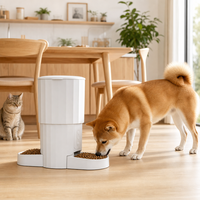 Bouteille intelligente WiFi double bande 7L, anti-interférence, double compartiment, en acier inoxydable, étanche, avec écran LCD, automatique, portable et moderne