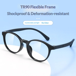 Montatura per Occhiali Anti-miopia in Stile Punk Rotondo Ultra-leggero di Grado Oftalmico, Modello TR6 per Bambini da 8-6 Anni, Modello 52225ET - Product Image 2