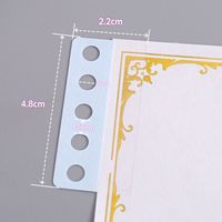 Autocollants extensibles en PVC adhésifs, écologiques, imperméables et colorés, 9 pièces en 3 couleurs par feuille, frais et jolis, décoratifs