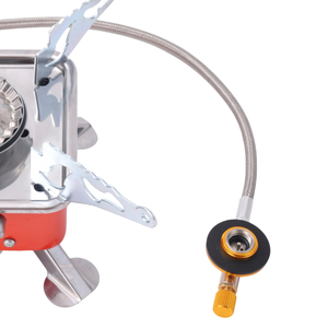 Conector <span class=keywords><strong>de</strong></span> Repuesto para Estufa <span class=keywords><strong>de</strong></span> <span class=keywords><strong>Gas</strong></span> <span class=keywords><strong>de</strong></span> Acero Inoxidable, Piezas <span class=keywords><strong>de</strong></span> Repuesto OEM ODM para Acampar al Aire Libre, Picnic, Barbacoa, Adaptador para Estufa <span class=keywords><strong>de</strong></span> <span class=keywords><strong>Gas</strong></span> - Product Image 2